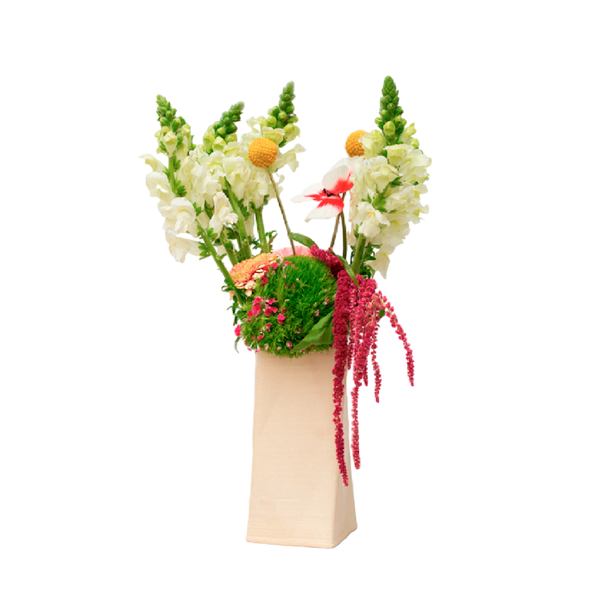 Rhombus Vase + Bouquet Petite