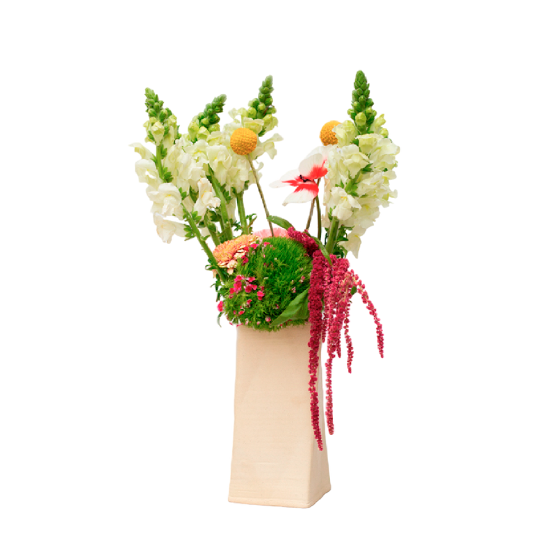 Rhombus Vase + Bouquet Petite