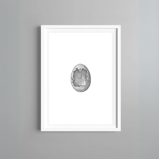 Obra "Huevo roto" Juliana de la Concha