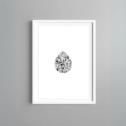 Obra "Diamante corté pera" Juliana de la Concha"