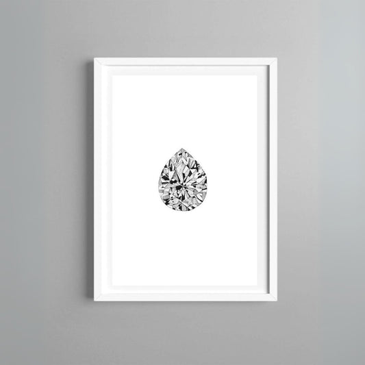 Obra "Diamante corté pera" Juliana de la Concha"