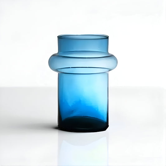 Jarron Soplado Lune Azul 20 cm