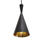 Lámpara Beat Tall Black Pendant